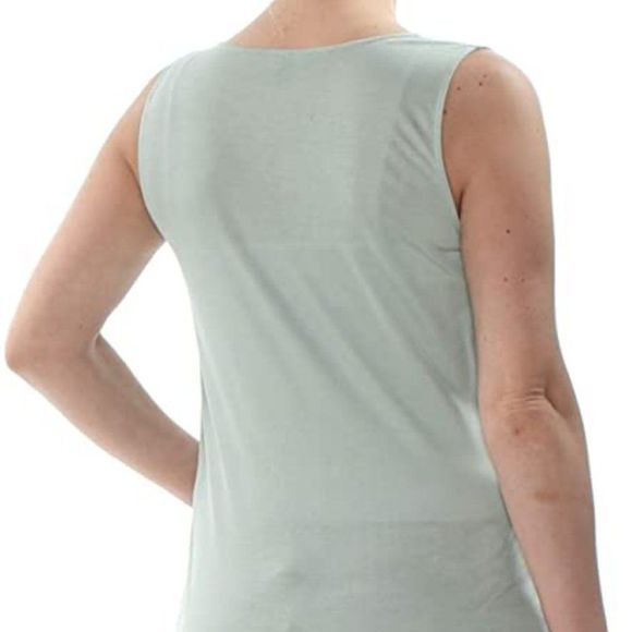 INC Handkerchief Hem Sleeveless V Neck Top - Picture 3 of 6